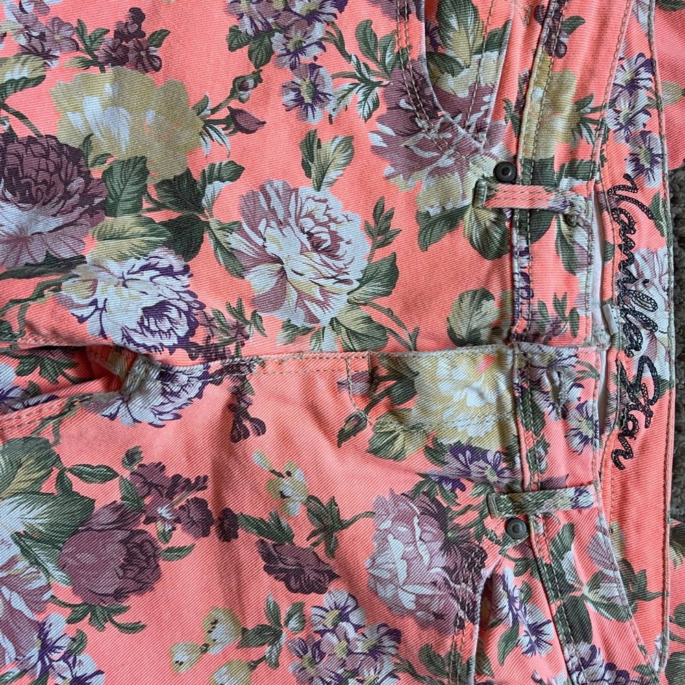 Floral pants/jeans vanilla star size 7